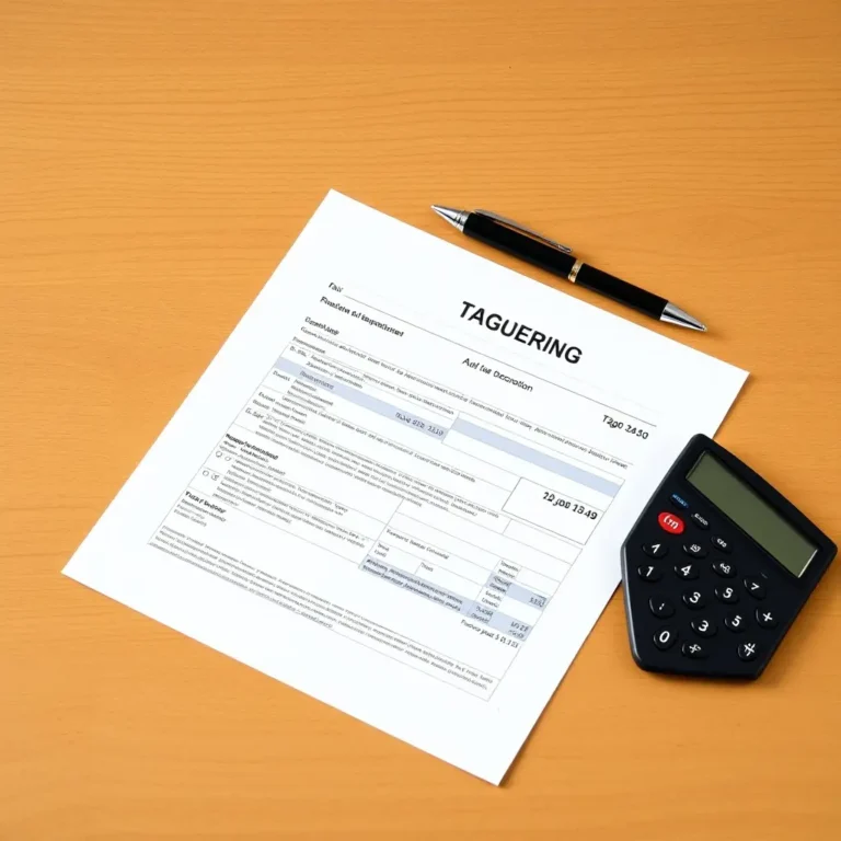 Calculatrice et documents fiscaux pour choisir entre frais réels et abattement de 10 pourcent
