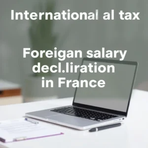 Personne travaillant sur un ordinateur portable avec des documents financiers internationaux
