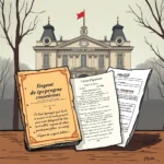 Image représentant un livret d'épargne, un contrat d'assurance-vie et un relevé de compte bancaire inactif, évoquant l'argent laissé en déshérence.